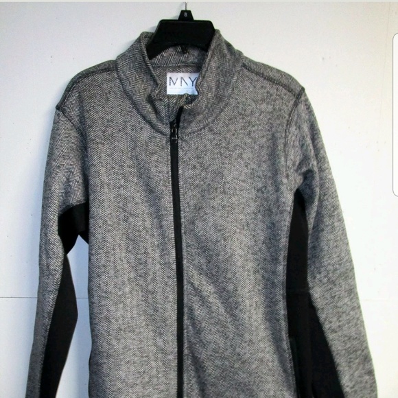 Andrew Marc Performance Zip Jacket XXL BLACK WHITE - Picture 6 of 6
